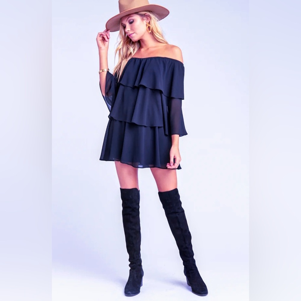 Show Me Your MuMu Tiered Romper Triple Decker